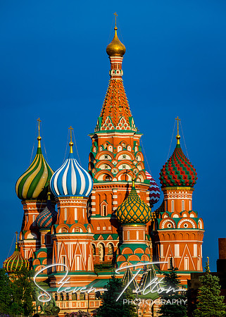An early sunset at St. Basil's Cathedral