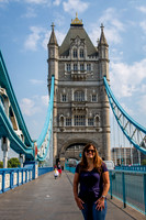 Laura at Tower Bridge