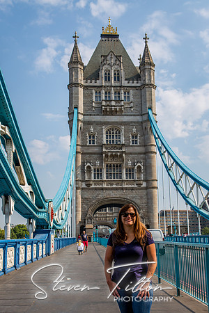 Laura at Tower Bridge