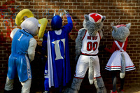 Duke, NCSU and UNC Mascots
