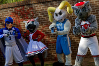 Duke, NCSU and UNC Mascots