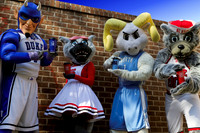 Duke, NCSU and UNC Mascots