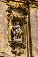 Various sights of interest walking  down the streets of Rome