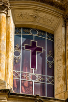 Various sights of interest walking  down the streets of Rome