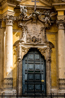 Various sights of interest walking  down the streets of Rome