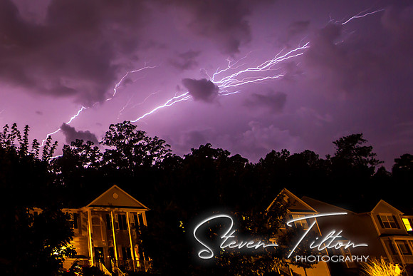 Wake Forest, NC Lightning Storm