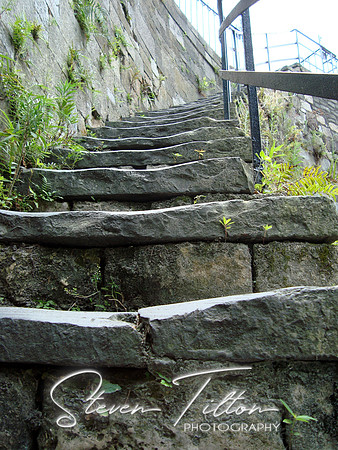 Stone steps leading upwards