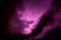 Wake Forest, NC Lightning Storm