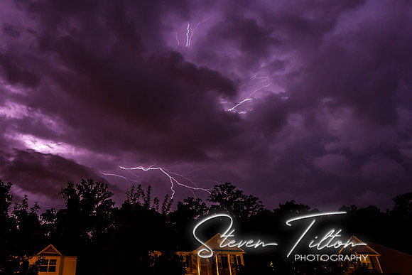 Wake Forest, NC Lightning Storm