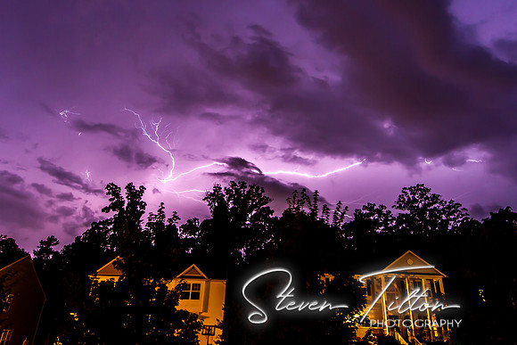 Wake Forest, NC Lightning Storm