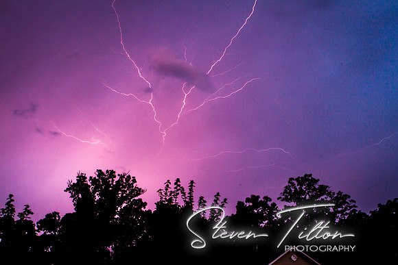 Wake Forest, NC Lightning Storm