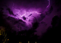 Wake Forest, NC Lightning Storm