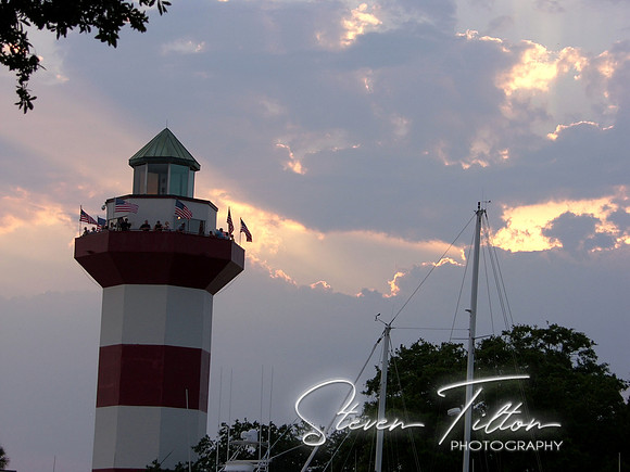 Lighthouse at Sunset
