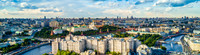 Aerial view of Moscow, Russia