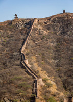 Great wall of Amer-Jaipur