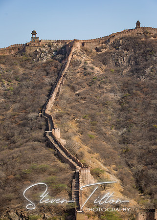 Great wall of Amer-Jaipur