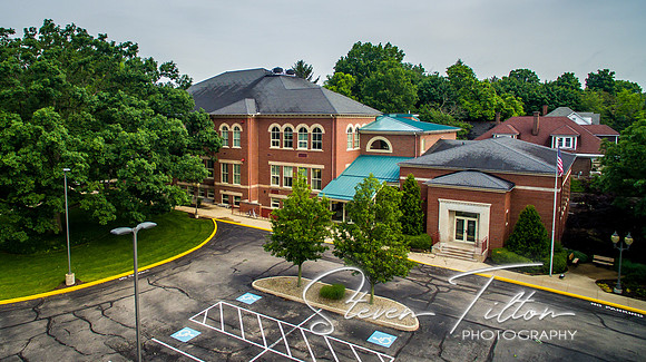 Aerial views of Wooster, OH