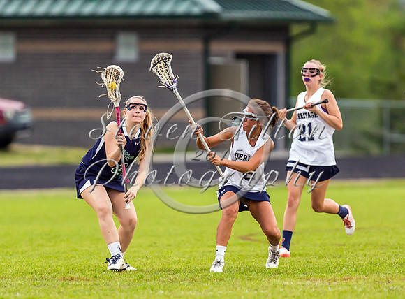 Leesville @ Heritage Girls Lacrosse