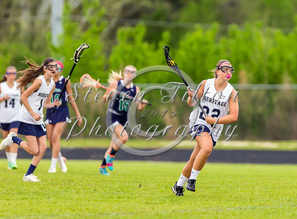 Leesville @ Heritage Girls Lacrosse