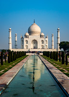 Water Channels leading to The Taj Mahal.