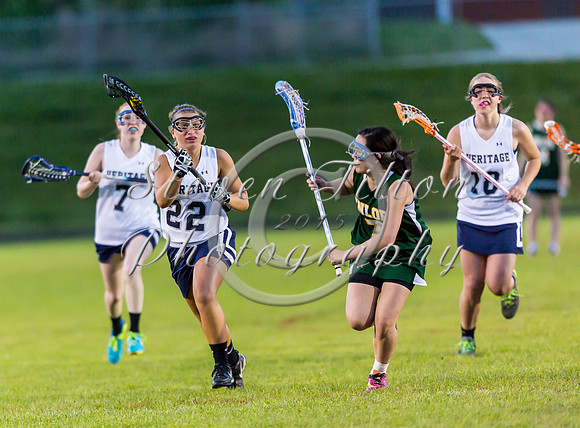 Enloe @ Heritage Varsity Girls Lacrosse