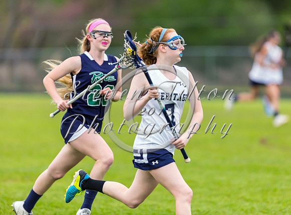 Leesville @ Heritage Girls Lacrosse