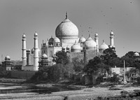 View of The Taj Mahal from Agra Fort
