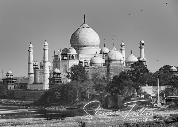 View of The Taj Mahal from Agra Fort