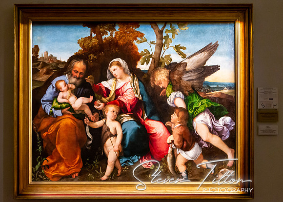 The Holy Family with Sain John, Tobias and the Archangel Raphael