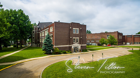 Aerial views of Wooster, OH