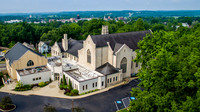 Aerial views of Wooster, OH