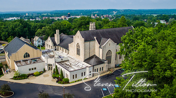 Aerial views of Wooster, OH