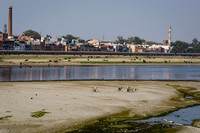 The Yamuna River outside of the Tomb of I'timad-ud-Daulah