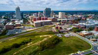Aerial view of Winston-Salem, NC