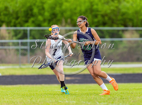 Leesville @ Heritage Girls Lacrosse