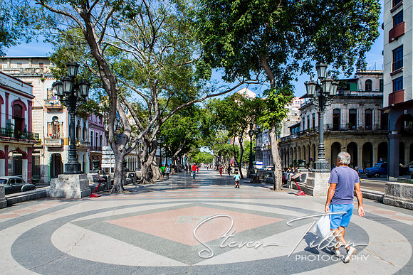 Paseo del Prado Havana Cuba