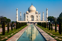 Water Channels leading to The Taj Mahal.