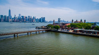 Aerial views from Liberty State Park, NI