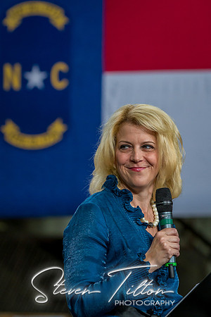 Debra Goldman at Paul Ryan Rally