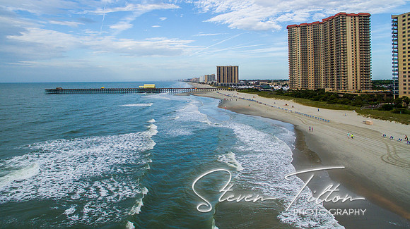 Aerial view of Myrtle Beach, SC
