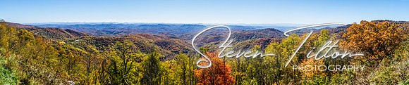 Panoramic Mountain Foilage