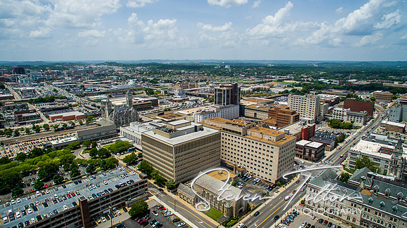 Aerial view of Nashville, TN