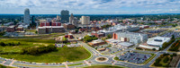 Aerial view of Winston-Salem, NC