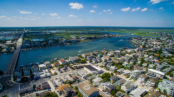 Aerial view of Wrightsville Beach, NC