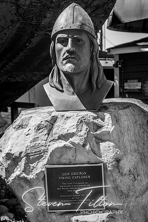 Leif Ericson Viking Explorer Monument in Downtown Cleveland, Ohio