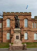 Flora Macdonald statue at the Inverness Castle