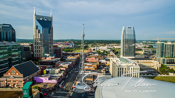 Aerial view of Nashville, TN