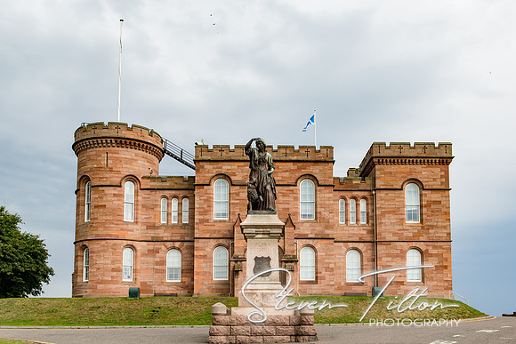 Flora Macdonald statue at the Inverness Castle