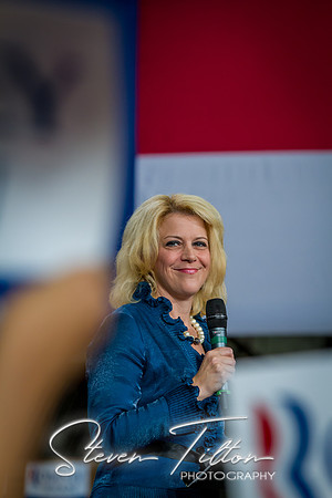 Debra Goldman at Paul Ryan Rally