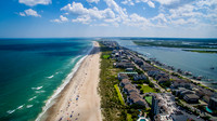 Aerial view of Wrightsville Beach, NC